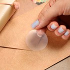 Наклейка прозрачная 3.8×3.8 см, 300 шт. - Фото 3