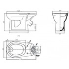 УЦЕНКА Унитаз компакт ЛЗСФ "Комфорт Стандарт", нижняя подводка, сиденье, кнопка - Фото 13