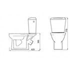 УЦЕНКА Унитаз компакт ЛЗСФ "Комфорт Стандарт", нижняя подводка, сиденье, кнопка - Фото 14