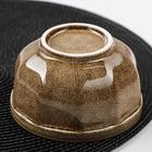 Миска керамическая «Стоун», 530 мл, 12,5×7 см, цвет коричневый - Фото 3