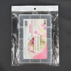 Органайзер для ниток мулине с бобинами, со съёмными ячейками, 12 отделений, 19.6×13.2×3.6 см, цвет прозрачный - Фото 4