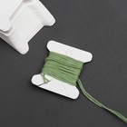 Органайзер для ниток мулине с бобинами, со съёмными ячейками, 18 отделений, 27×18×4.5 см, цвет прозрачный - Фото 3