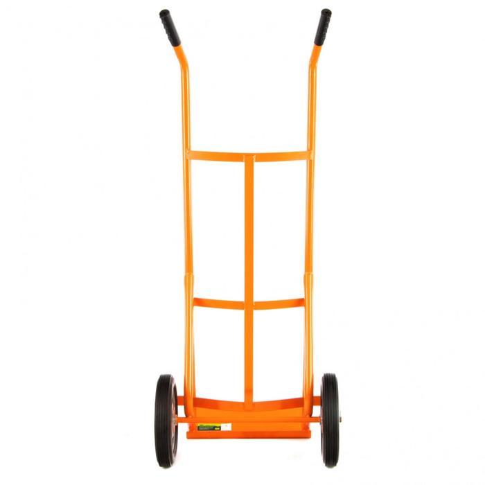 Тележка ручная, двухколёсная: груз/п 130 кг, оранжевая - фото 1905750946