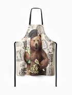 Фартук кухонный мужской «Этель» Мишка 73×71 см см, 100% хлопок, репс 210 г/м² - Фото 6