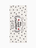 Дорожка на стол Этель Love is 30?70 см, 100% хлопок, саржа 190 г/м?, белая (комплект 2 шт) - фото 57943400