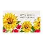 Набор полотенец кухонный "Доляна" Happiness looks 35х60см-2шт, 100% хлопок - Фото 4