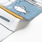 Набор кухонных полотенец Доляна «Котик на кухне» 35×60 см-2 шт., 100% хл - Фото 6