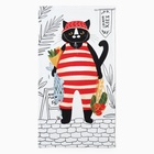 Набор кухонных полотенец Доляна «Котик на кухне» 35×60 см-2 шт., 100% хл - Фото 9