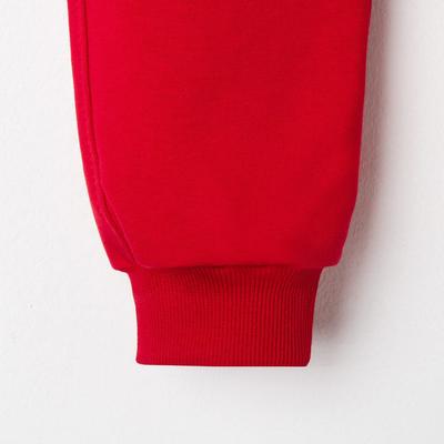 Брюки детские KAFTAN: Basic line, красные, размер 30 (98-104 см)