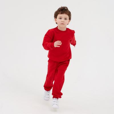 Брюки детские KAFTAN: Basic line, красные, размер 30 (98-104 см)