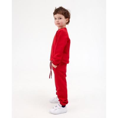 Брюки детские KAFTAN: Basic line, красные, размер 30 (98-104 см)