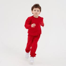 Брюки KAFTAN "Basic line" р.32 (110-116), красный 6074796
