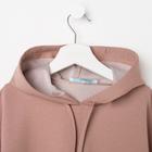 Комплект (толстовка, брюки) KAFTAN "Basic line" размер 40 (158-164), цвет кофе, oversize - фото 48223046