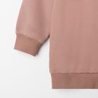 Комплект (толстовка, брюки) KAFTAN "Basic line" размер 40 (158-164), цвет кофе, oversize - фото 48223047