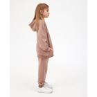 Комплект (толстовка, брюки) KAFTAN "Basic line" размер 40 (158-164), цвет кофе, oversize - фото 48223040