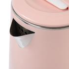 Чайник электрический Eurostek EEK-2044, пластик, колба металл, 1.8 л, 2200 Вт, розовый - Фото 2