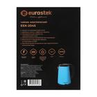 Чайник электрический Eurostek EEK-2045, пластик, колба металл, 1.8 л, 2200 Вт, голубой - Фото 9