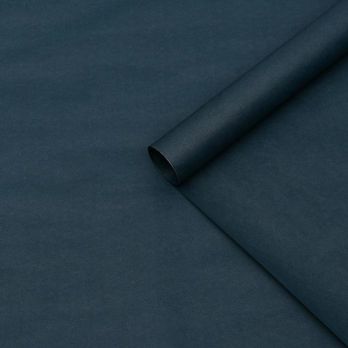 Бумага для декора и флористики, UPAK LAND, крафт, двусторонняя, изумрудная, зеленая, однотонная, лист 1шт., 70 х 90 см - Фото 1