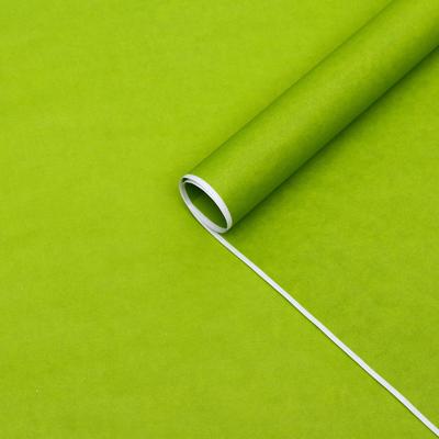 Бумага для декора и флористики, UPAK LAND, крафт, двусторонняя, салатовая, однотонная, зеленая, лист 1шт., 70 х 90 см