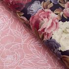 Бумага глянцевая двусторонняя "Цветы", 0,5 х 0,7 м 6490260