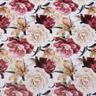 Бумага глянцевая двусторонняя "Цветы" белые, 0,5 х 0,7 м (комплект 10 шт) - фото 36415480