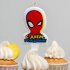 Свеча в торт "С Днем Рождения!", Человек-паук - фото 9190848