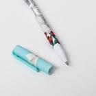 Ручка шариковая синяя паста 0.7 мм с колпачком «Лучшей на свете» пластик софт-тач, цена за 1шт - Фото 3