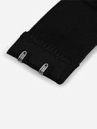 Застёжка для бюстгальтера, удлинитель, 3 ряда 2 крючка, 3.2×10.5 см, 5 шт., чёрная - Фото 5