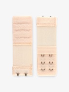 Застёжка для бюстгальтера, удлинитель, 3 ряда 2 крючка, 3.2×10.5 см, 5 шт., бежевая - Фото 4