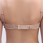 Застёжка для бюстгальтера, удлинитель, 3 ряда 2 крючка, 3.2×10.5 см, 5 шт., бежевая - Фото 5
