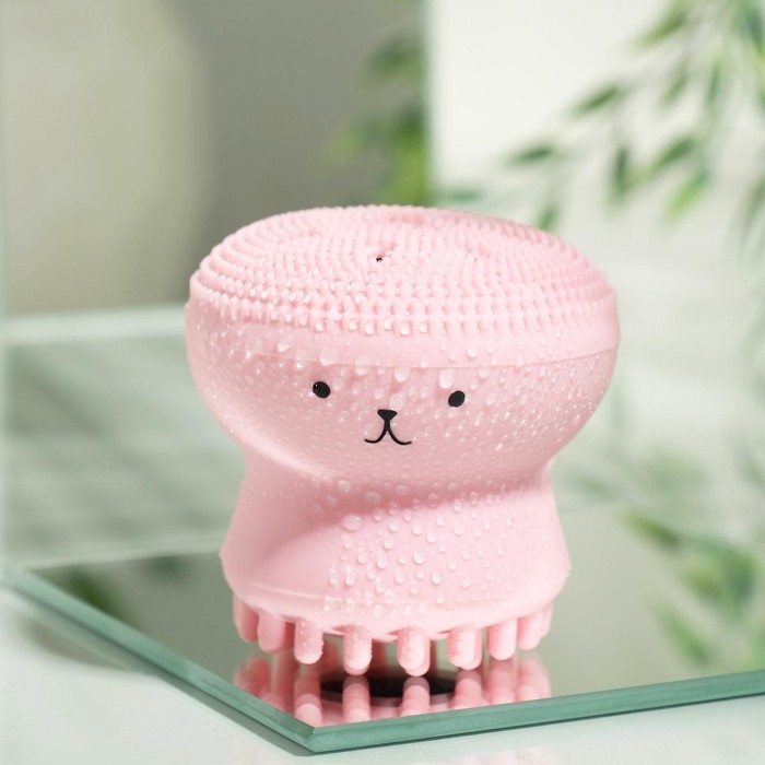 Щёточка для умывания «Будь красоткой!», 6 х 5 см 21687