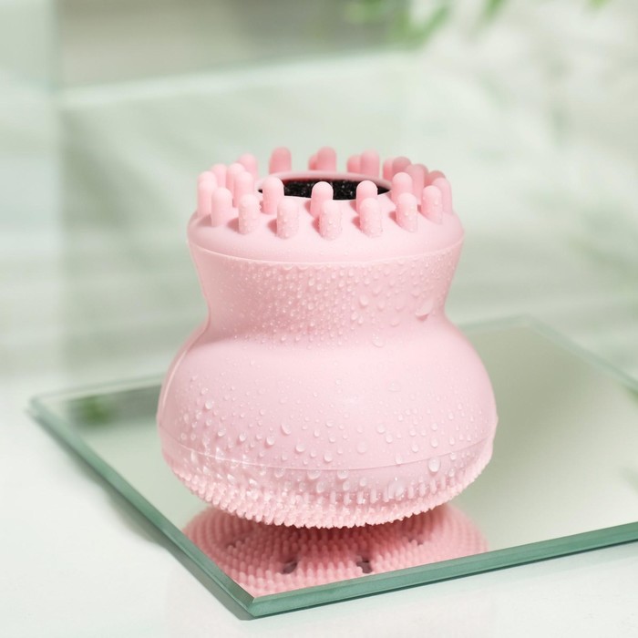 Щёточка для умывания «Будь красоткой!», 6 х 5 см 21687