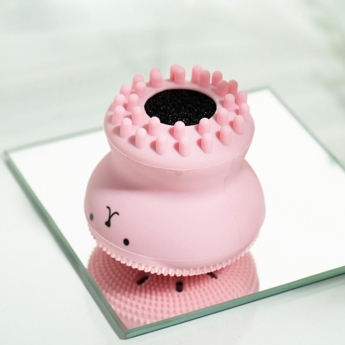 Щёточка для умывания «Будь красоткой!», 6 х 5 см 21687