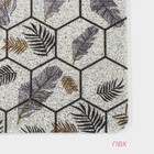 Коврик придверный грязезащитный Доляна «Топ», 60×90 см, цвет серый - Фото 2