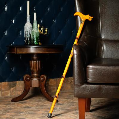 Трость сувенирная 90см, рукоять дракон, светлая