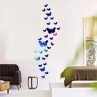 Наклейки интерьерные "Бабочки", зеркальные, декор на стену, набор 36 шт - фото 108479972