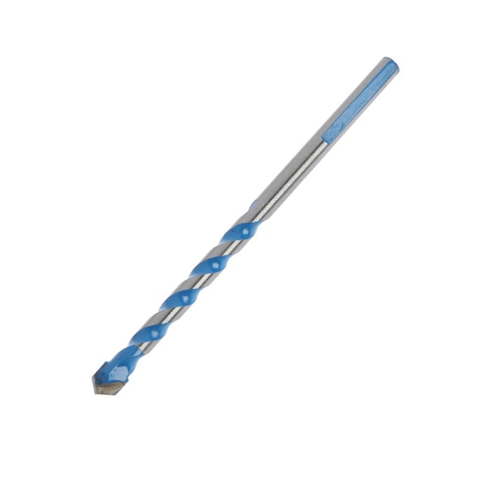 Сверло универсальное ТУНДРА, твердосплавный наконечник, трехгранный хвостовик, 6×100 мм