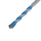 Сверло универсальное ТУНДРА, твердосплавный наконечник, трехгранный хвостовик, 10×115 мм - Фото 3