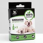 Био капли для животных от блох и клещей "ПИЖОН Premium" для собак, до 40 кг, 3х2 мл - Фото 1