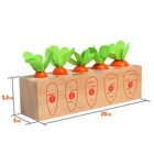 Развивающий набор «Посади разные морковки» 20 × 5,5 × 5 см - фото 7766734