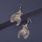 Серьги металл «Рыбка» волшебство, цвет серебро - фото 61008987