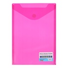 Папка на кнопке (липучке) А4, вертикальная, МИКС - Фото 3