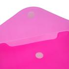 Папка на кнопке (липучке) А4, вертикальная, МИКС - Фото 4