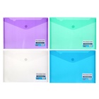 Папка А4, на липучке, горизонтальная, МИКС - Фото 2