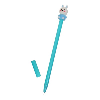 Ручка-прикол Calligrata «Зайка», чёрный стержень, гелевая, МИКС