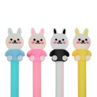 Ручка-прикол Calligrata «Зайка», чёрный стержень, гелевая, МИКС (комплект 12 шт) - фото 68090248