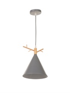 Светильник BayerLux 34857/1 E27 40 Вт серый 18×18×26-126 см - фото 4811379