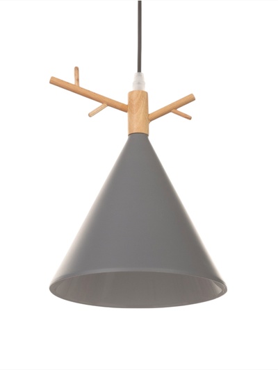 Светильник BayerLux 34857/1 E27 40 Вт серый 18×18×26-126 см