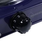 Плитка электрическая HOMESTAR HS-1103, 1000 Вт, 1 конфорка, цвет "сапфир" - Фото 4