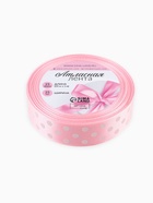 Лента атласная «Горошек», 25 мм, 23±1 м, розовая №004 - Фото 5